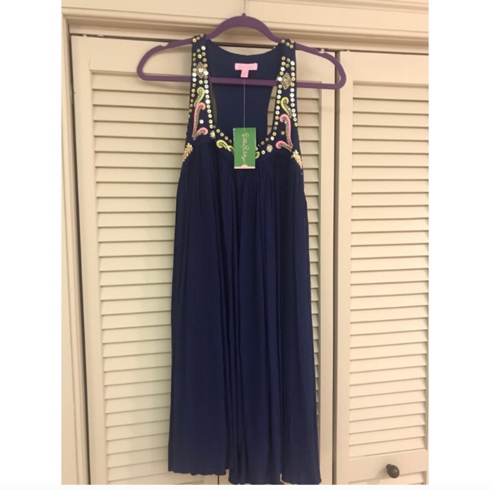 Lilly Pulitzer women’s navy sequin shift dress